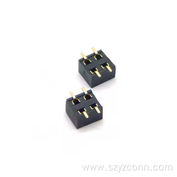 2.54mm Pitch Female Header Connector SMT 4P